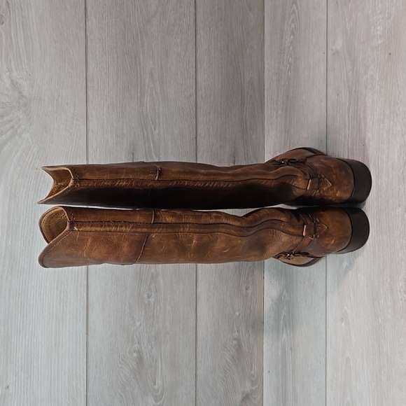 Frye Women 4001 Tall Leather Riding Boots shoes sz 6B - Picture 6 of 13